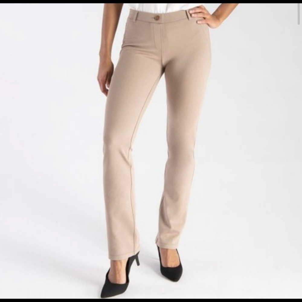 Betabrand Straight Leg Dress Pant Yoga Pan…